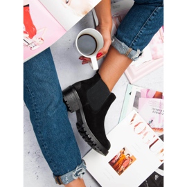 Filippo Stiefeletten aus schwarzem Leder 2