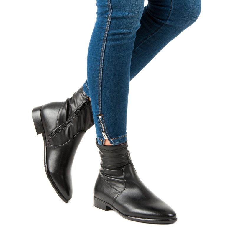 Bella Paris Klassische schwarze Stiefel 2