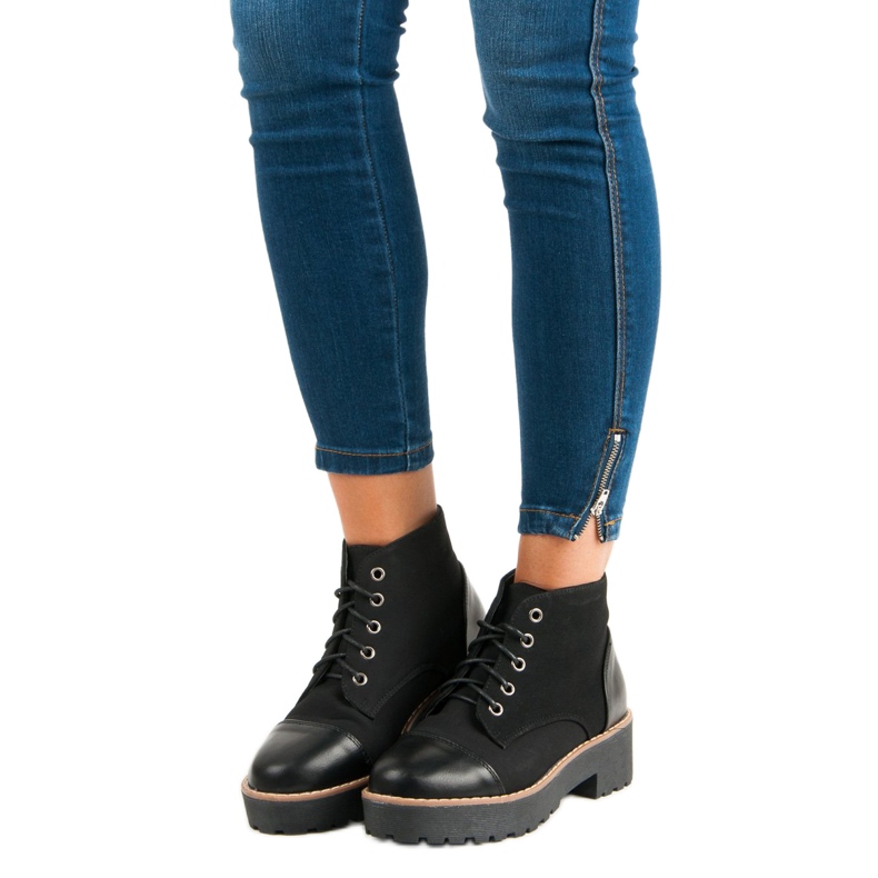 Rock Boots Arbeit schwarz 1