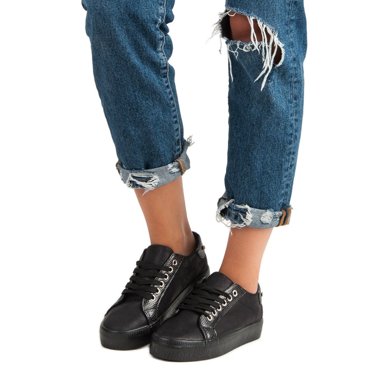 Sweet Shoes Modische Sportschuhe schwarz 1