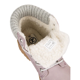 Violett Trapper mit Schaffell MCKEYLOR lila 1