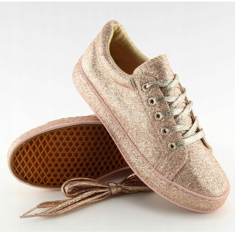 Sneakers opalrosa BL142 Champagner 2