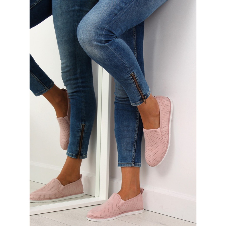 Sneaker Slip-On rosa LA08P Nude 1