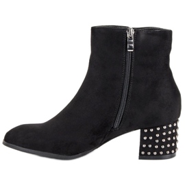 Filippo Elegante Wildlederstiefel schwarz 1