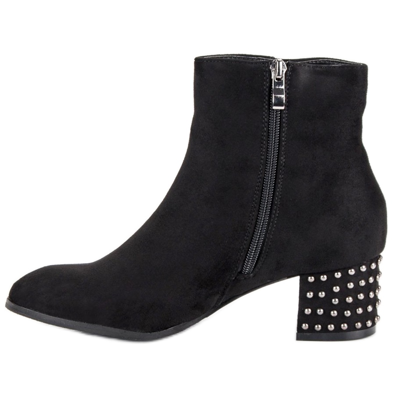 Filippo Elegante Wildlederstiefel schwarz 1