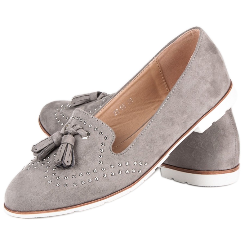 Super Me Herren aus grauem Wildleder 2