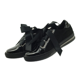 Creepers Leder Innensohle Filippo Schuhe schwarz 4