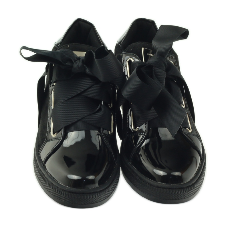 Creepers Leder Innensohle Filippo Schuhe schwarz 3