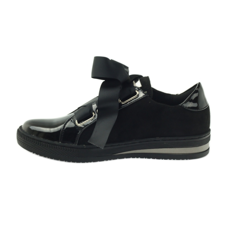 Creepers Leder Innensohle Filippo Schuhe schwarz 2