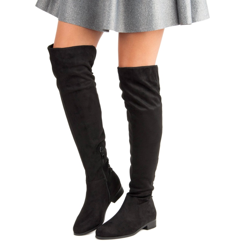 Schwarze Musketierstiefel 1