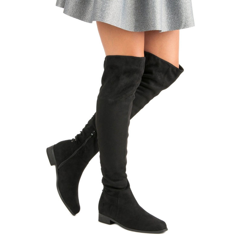 Schwarze Musketierstiefel 2