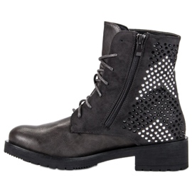 Rock Boots Arbeit grau 1