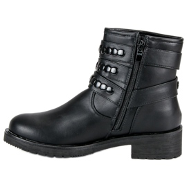 Stylische Arbeitsstiefel schwarz 1