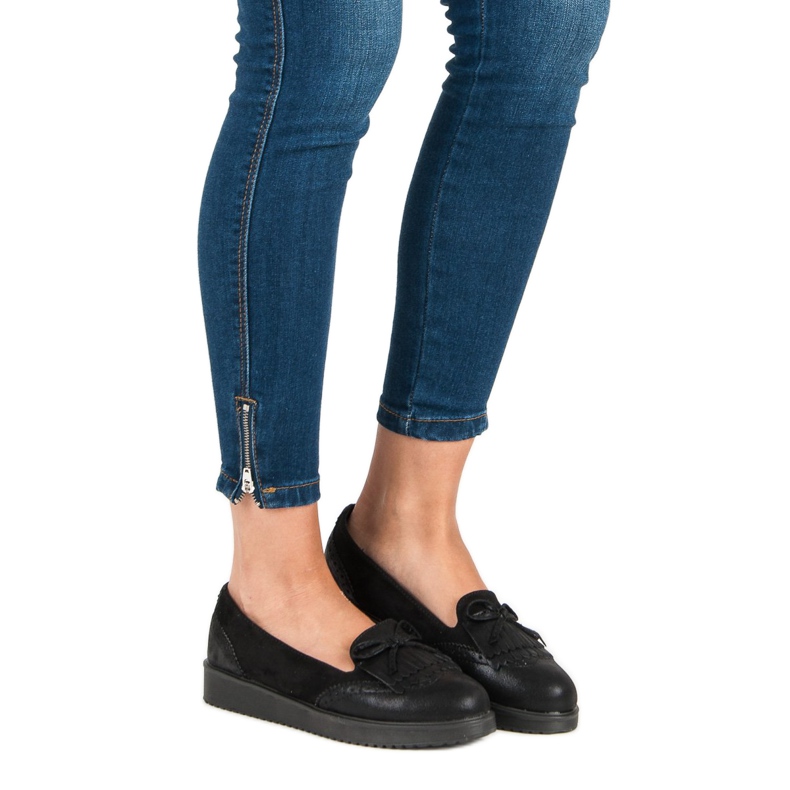 Ch. Creation Schwarze Loafer 1