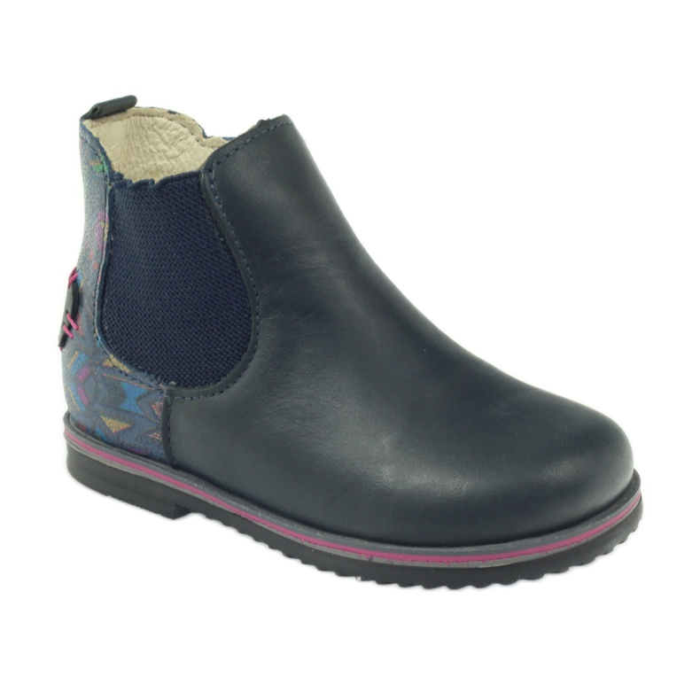 Mädchenstiefel Ren But 1479 marineblau mehrfarbig 1