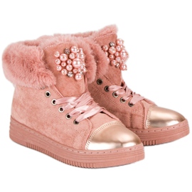 Warme Turnschuhe rosa 2