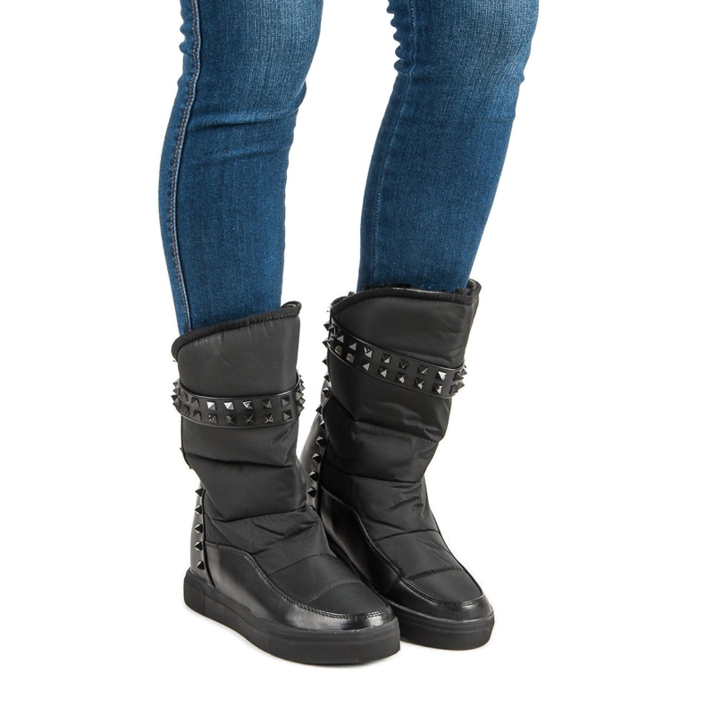 Seastar Schwarze Rock-Schneestiefel 1