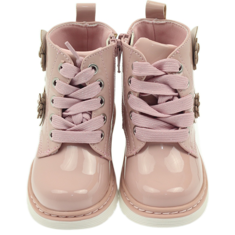 American Club American Booties Booties Kinderschuhe 1424 rosa 3