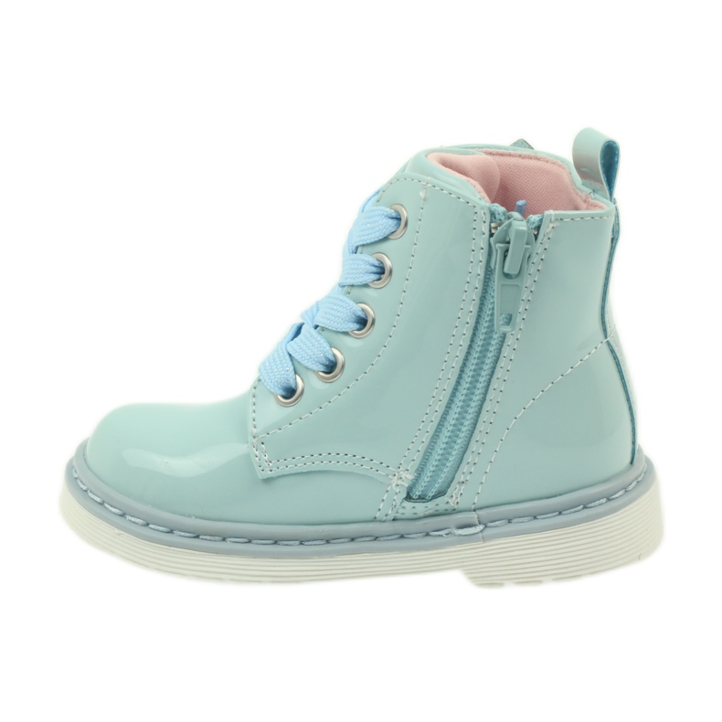 American Club American Booties Booties Kinderschuhe 1424 blau 2