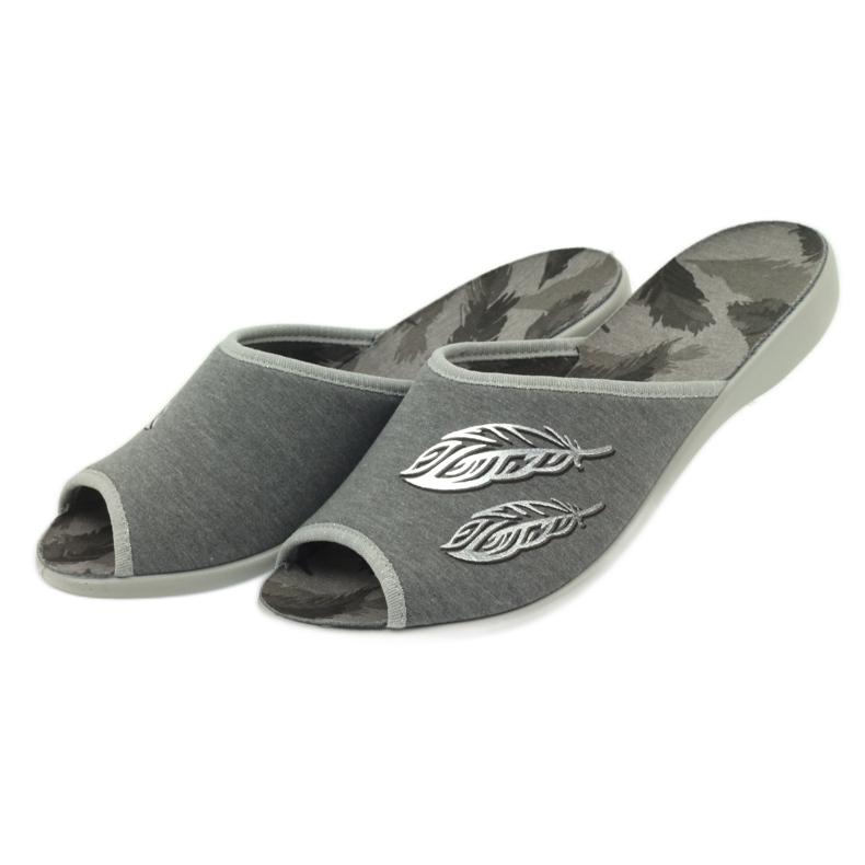 Befado Damenschuhe Hausschuhe 254D096 Hausschuhe grau 4