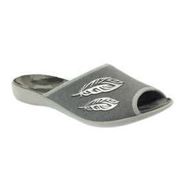 Befado Damenschuhe Hausschuhe 254D096 Hausschuhe grau 1