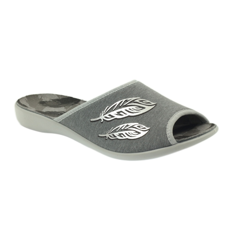 Befado Damenschuhe Hausschuhe 254D096 Hausschuhe grau 1