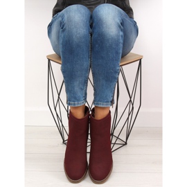 Bordeauxrote Stiefel 7B670 Wine 2