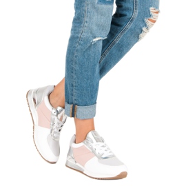 Betler Pastell Sportschuhe weiß grau rosa 2