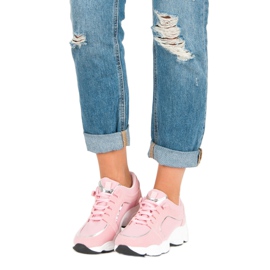 Vices Wildleder Sportschuhe Laster rosa 1