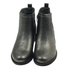 Antike silberne Stiefel Sergio Leone 553 grau 3