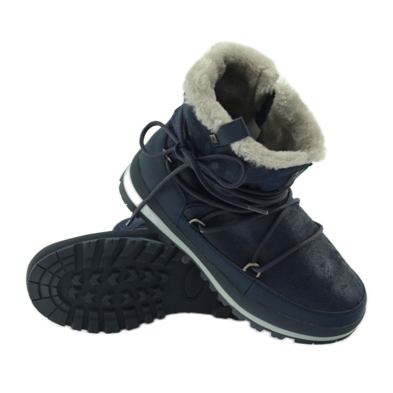 Bequeme Schneeschuhe BIG STAR 274623 navy blau 3