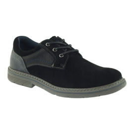 McKey Herren Wildlederschuhe 285 schwarz marineblau 1
