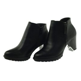 M.Daszyński Stiefel am Pfosten schwarz 1708 5