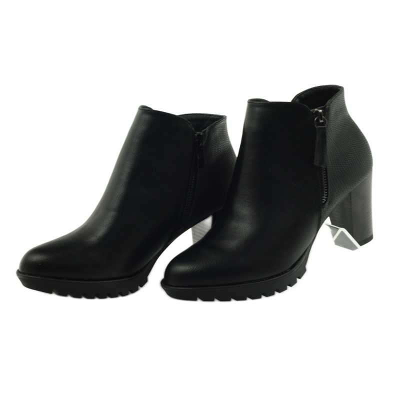 M.Daszyński Stiefel am Pfosten schwarz 1708 5