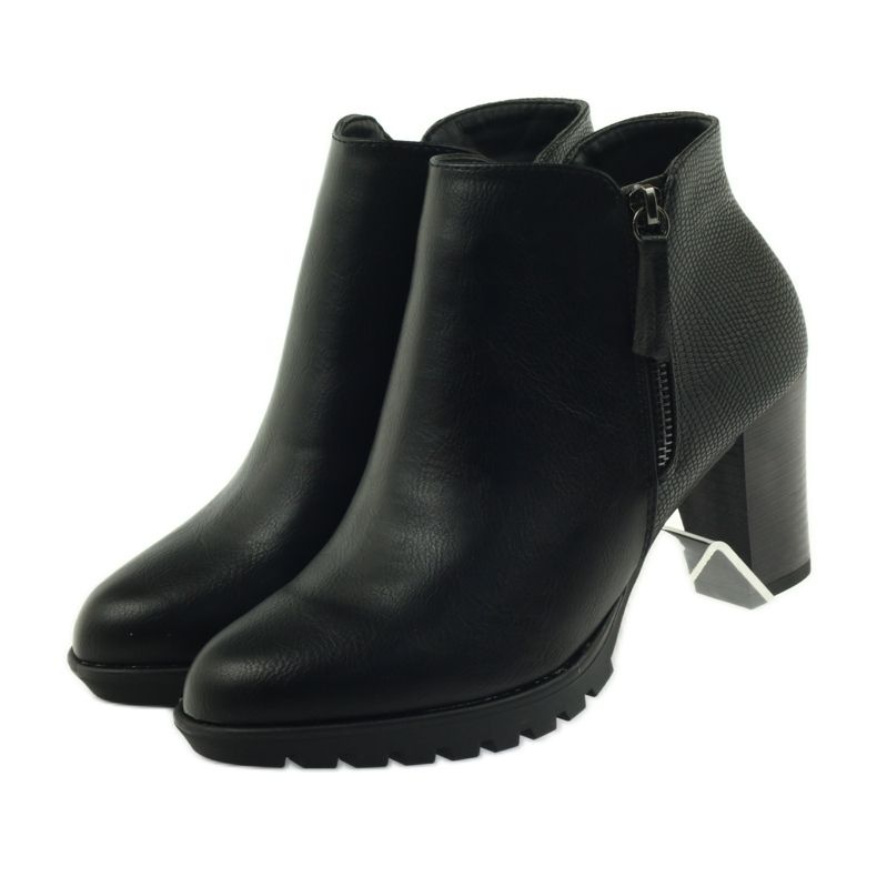 M.Daszyński Stiefel am Pfosten schwarz 1708 4