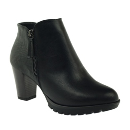 M.Daszyński Stiefel am Pfosten schwarz 1708 1