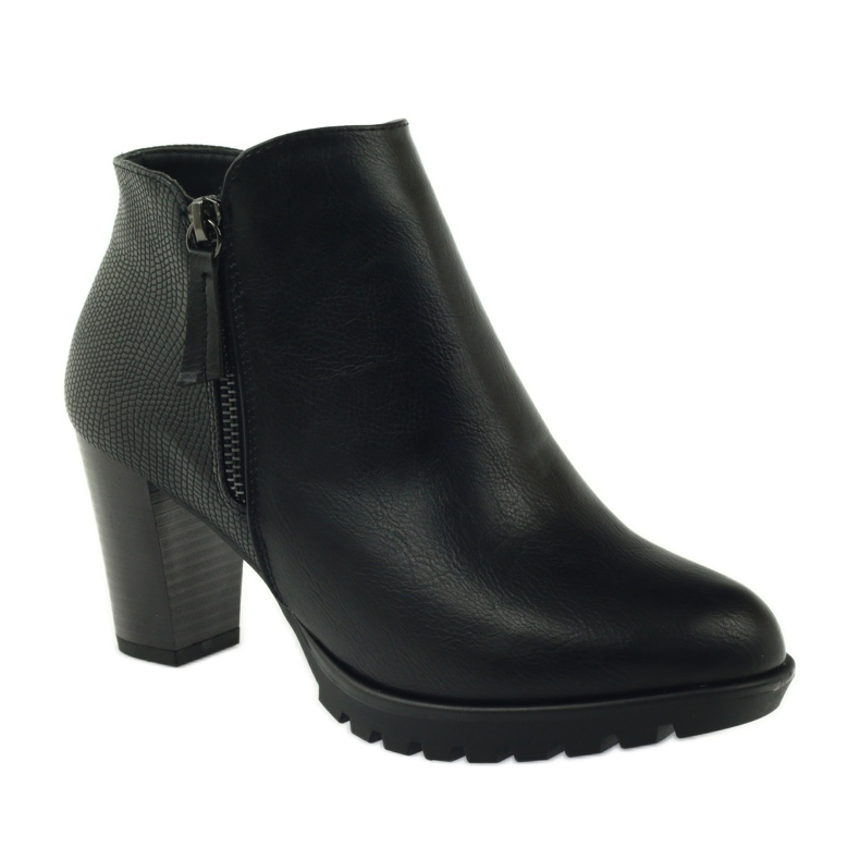 M.Daszyński Stiefel am Pfosten schwarz 1708 1