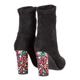 Vices Elegante Wildlederstiefel schwarz 1