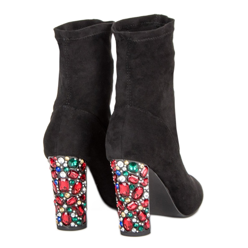 Vices Elegante Wildlederstiefel schwarz 1