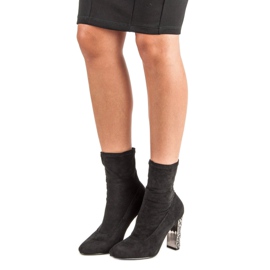 Vices Elegante Wildlederstiefel schwarz 1