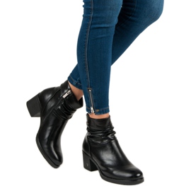 VINCEZA Schwarze Damenstiefel 2