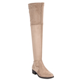 Super Me Beige Musketierstiefel 1