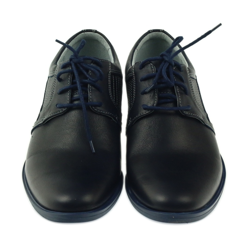 Riko Herren Marine Blue Lederschuhe 819 blau 3