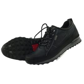 Riko Herren niedrige Trekkingschuhe 855 schwarz 5