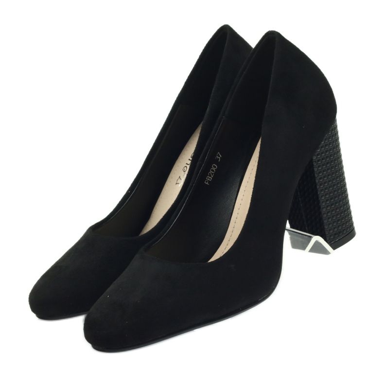 Sergio Leone Schwarze Wildleder Pumps 200 3