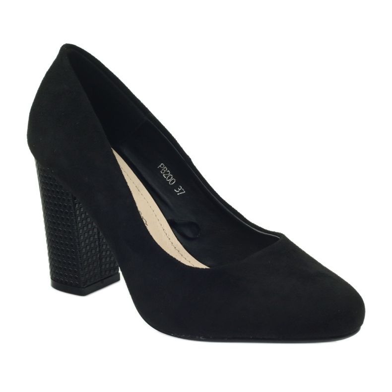 Sergio Leone Schwarze Wildleder Pumps 200 1