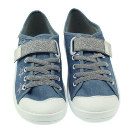 Befado Kinderschuhe Turnschuhe Hausschuhe 251Q094 blau grau 3