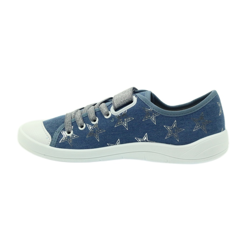 Befado Kinderschuhe Turnschuhe Hausschuhe 251Q094 blau grau 2