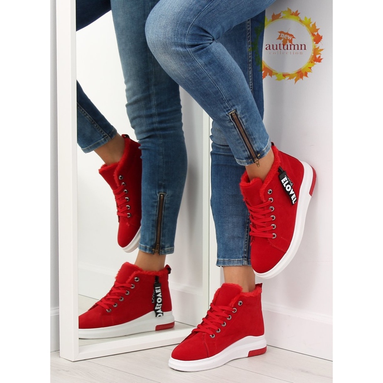 Rote isolierte Sneaker 2018-67 rot 1