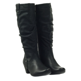 Schwarze Stiefel, super bequeme Aloeloe 3